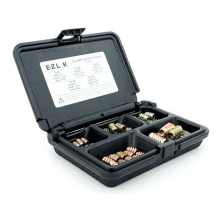 E-Z Lok Thread Repair Kit, Hex Drive Threaded Inserts, #8-32 to 5/16"-18 EZ-A800